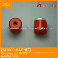 Cast alnico cylinder magnet D20x8 for permanent magnet alternators